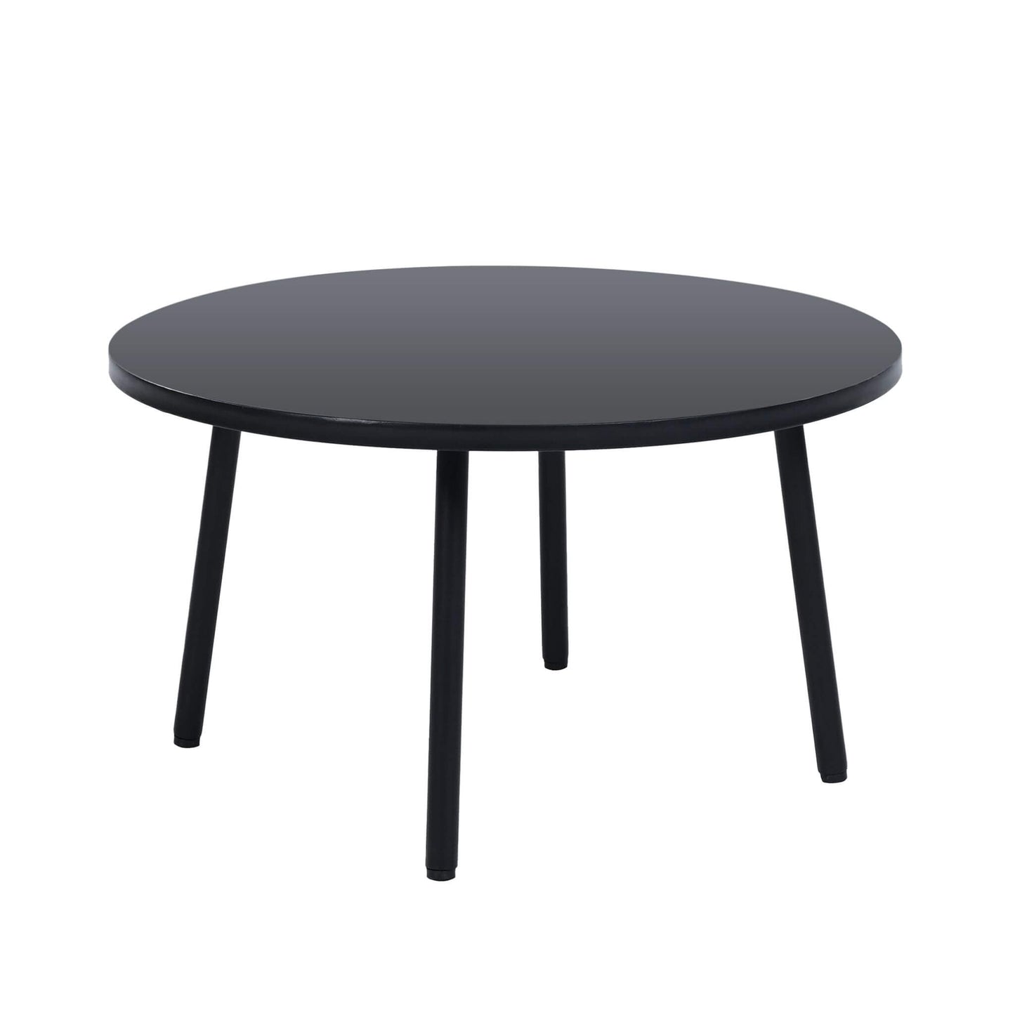 Premium Half- Moon 6-Person Curved All-Weather Outdoor Furniture Sofa Patio Set With Coffee Table And Cushions (SAK76332)