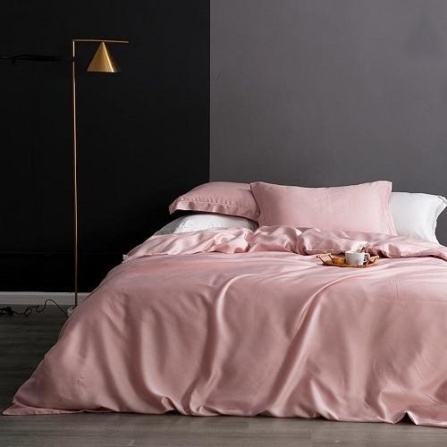 Karen Solid Color Lyocell Duvet Cover Set