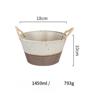 Hand-made Japanese Style Plates And Bowls