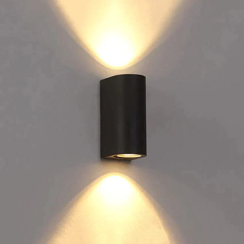 Déborah's 3W/6W LED Aluminum Wall Lamp - Modern Square Outdoor Waterproof Sconce BL22