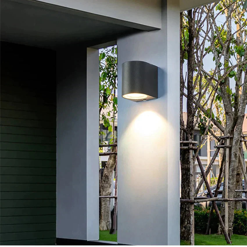 Déborah's 3W/6W LED Aluminum Wall Lamp - Modern Square Outdoor Waterproof Sconce BL22
