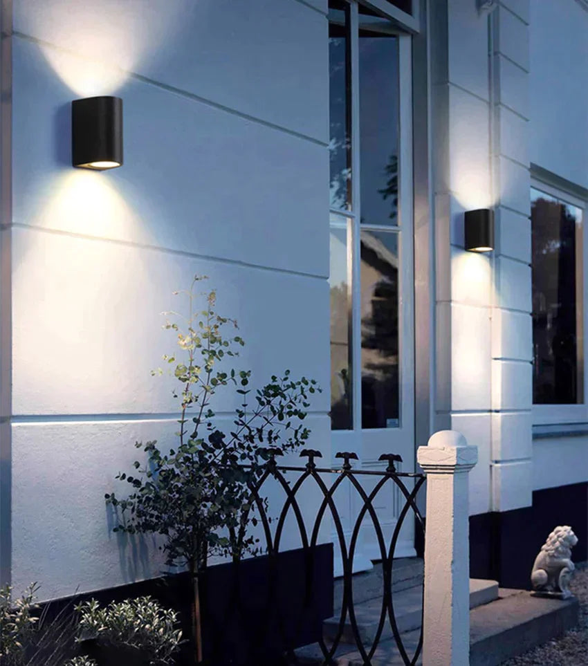 Déborah's 3W/6W LED Aluminum Wall Lamp - Modern Square Outdoor Waterproof Sconce BL22