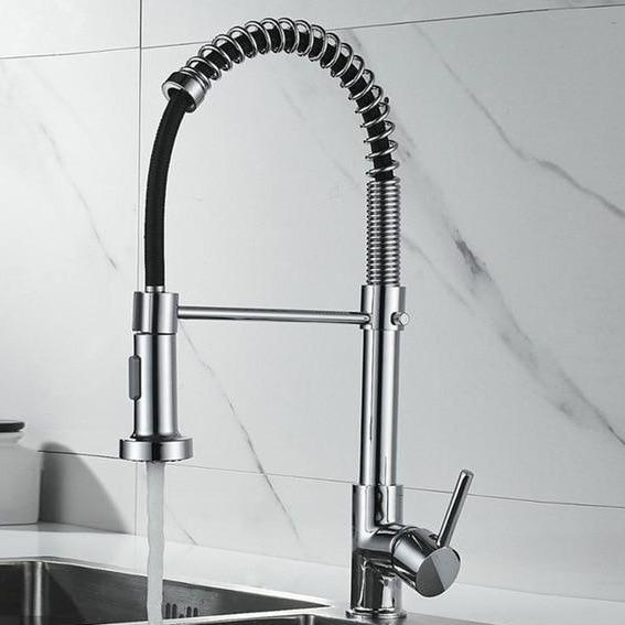 Johannes Swivel Spout Pull-Down Single-Hole Kitchen Sink Faucet