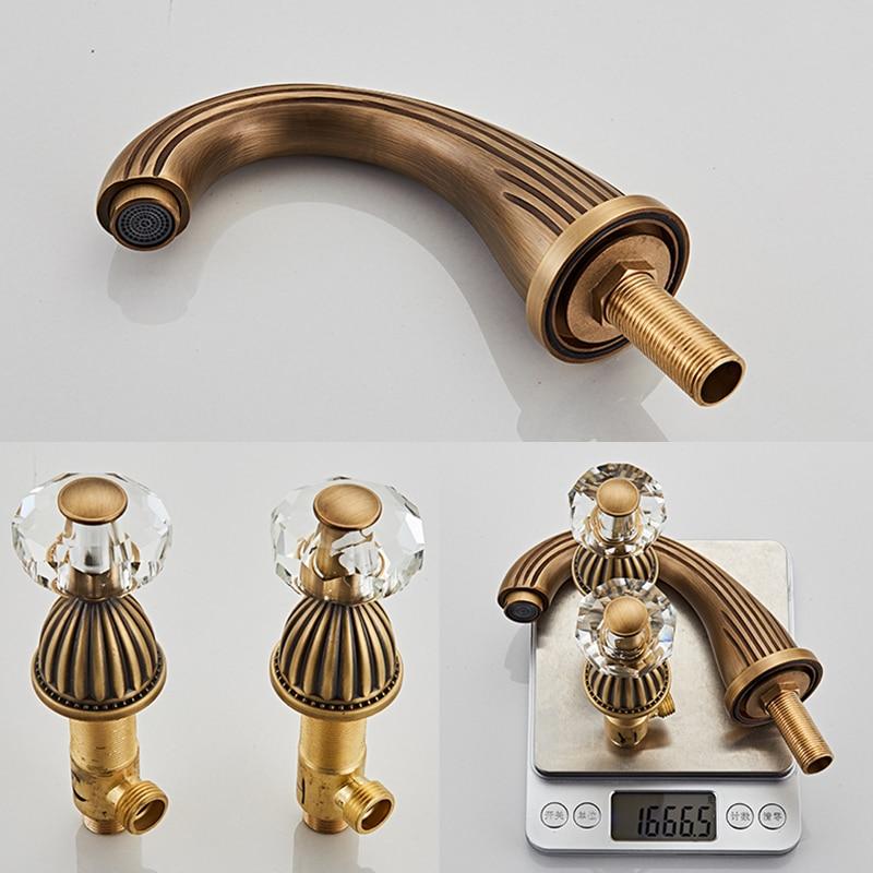 Samira Three-Hole Bathroom Faucet