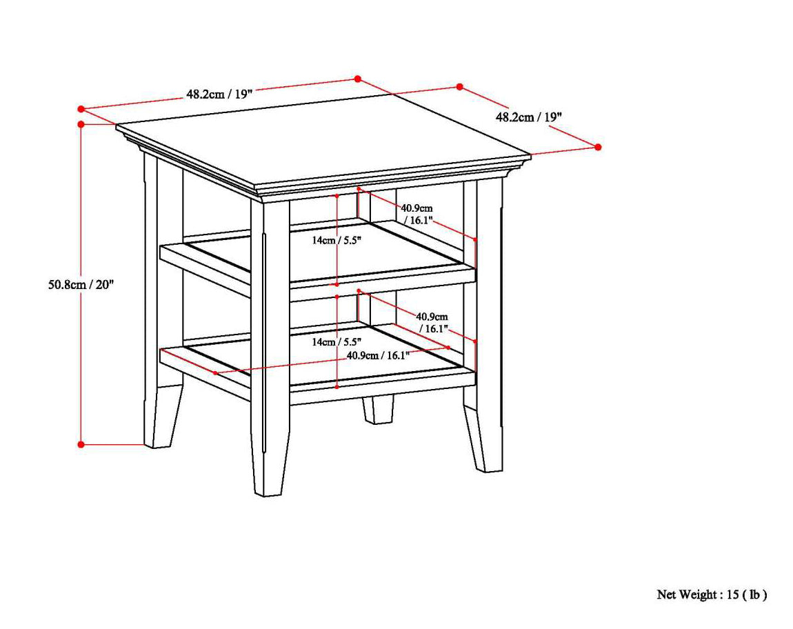 Acadian End Table