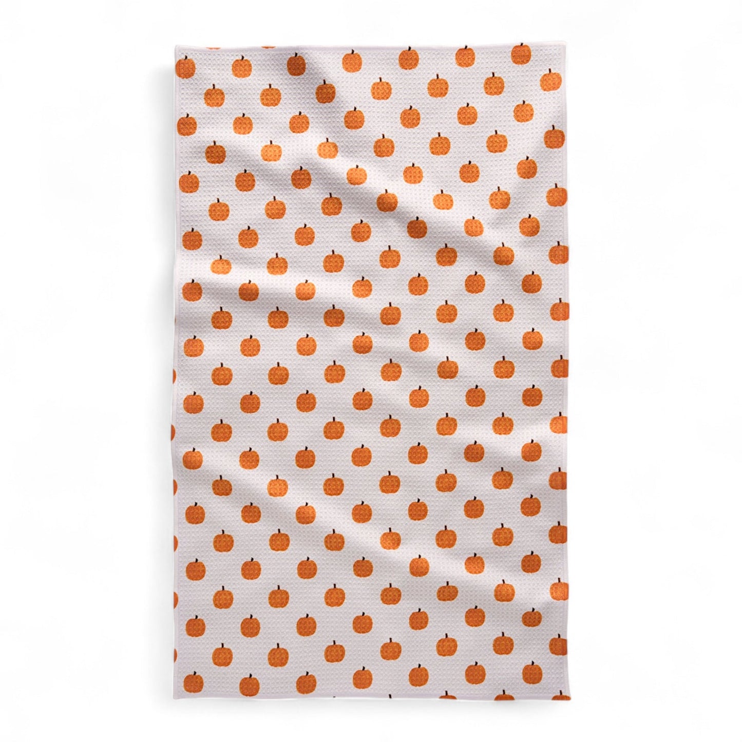 Pumpkin Patchwork Geometry Tea Towel