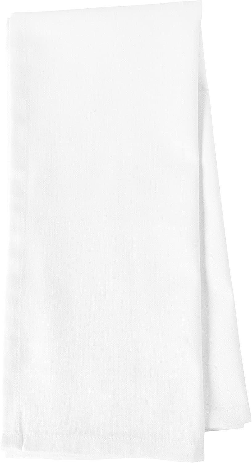 Plain Weave Blank Kitchen Towels for Embroidery, Printing & Monogramming — 10 Pack