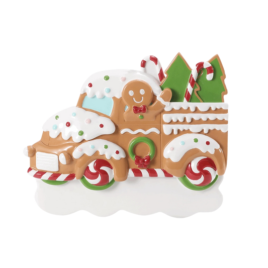 Gingerbread Truck Ornament