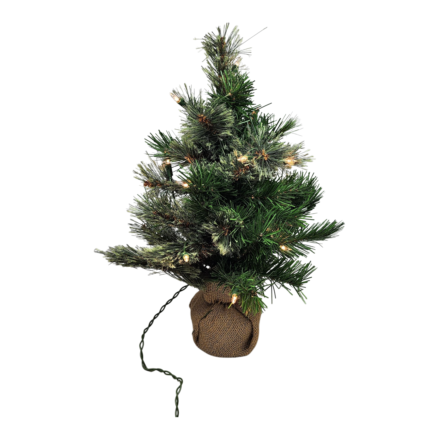 Pre-lit Cashmere Pine Tree - 18 Inch