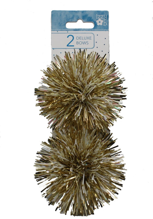 Firework Bow - Gold White and Silver