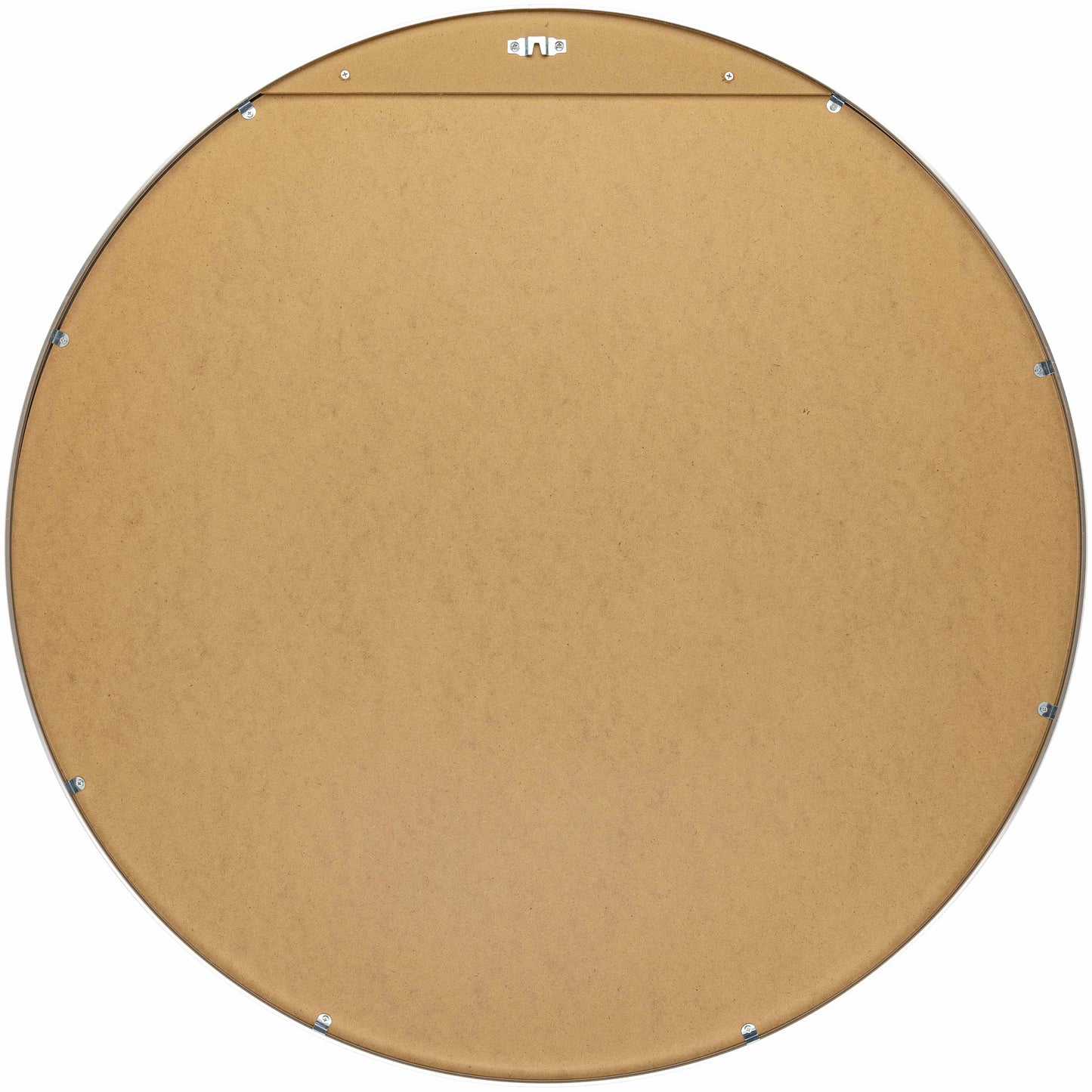 Pontalina Round Silver Gray Mirror