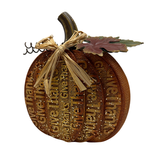 Give Thanks Harvest Autumn Pumpkin
