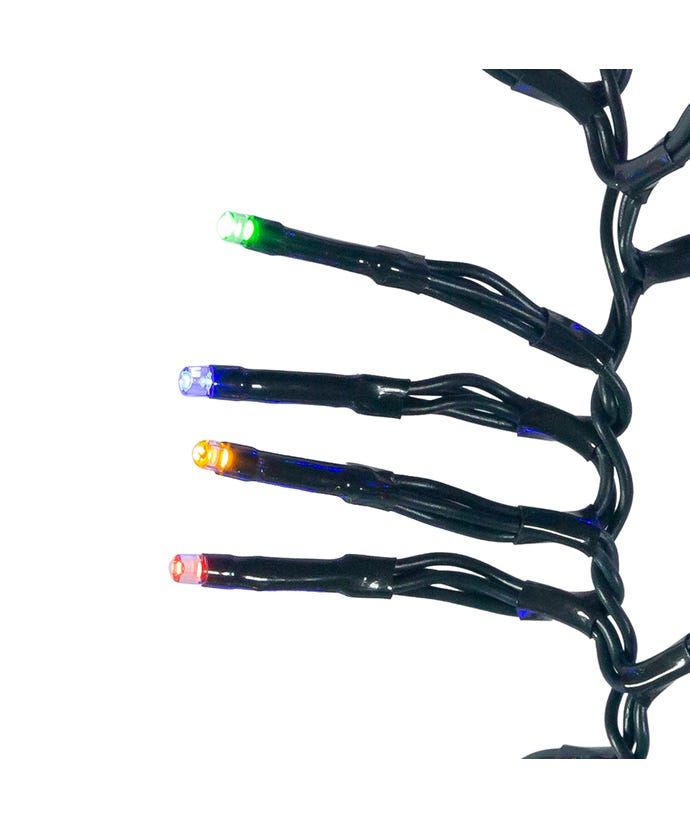 3000-Light Multi-Color LED Cluster Light Set