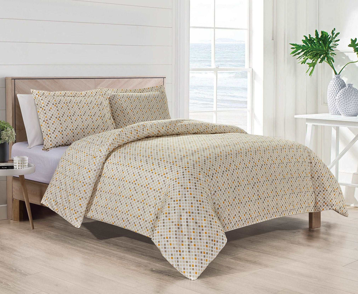 Bibb 1800 Series 3 pc Duvet Cover Set