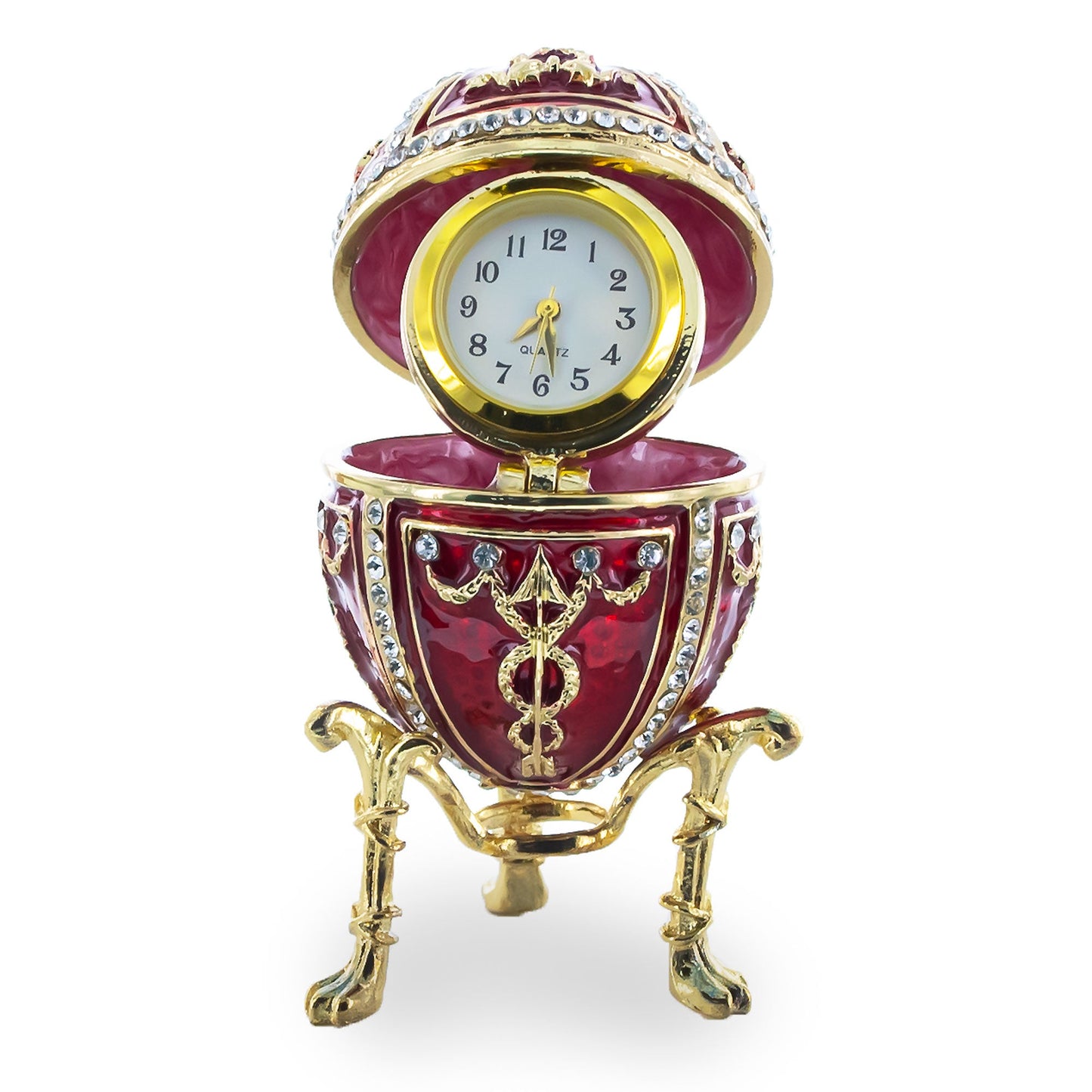 1895 Rosebud Royal Imperial Easter Egg with Clock Surprise