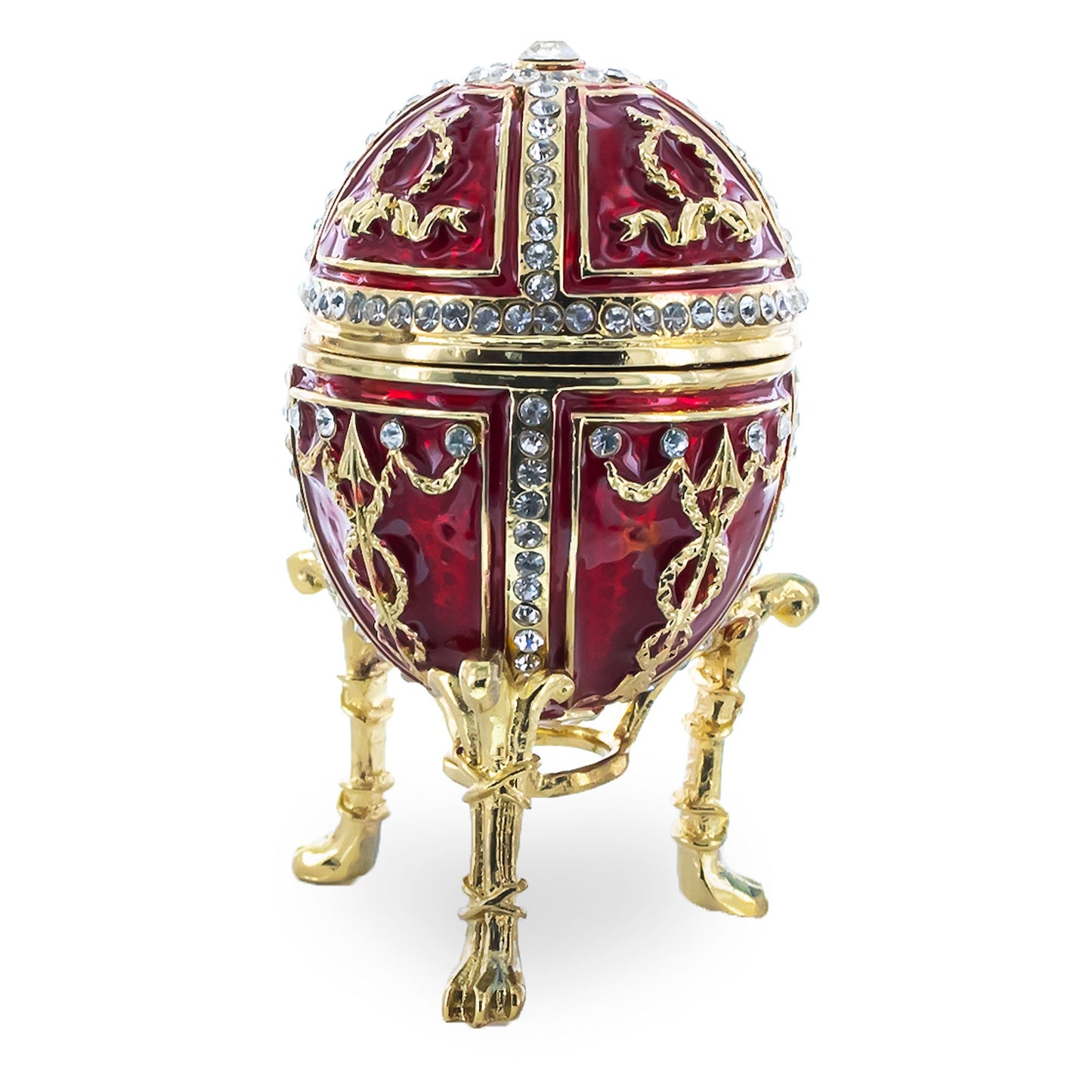 1895 Rosebud Royal Imperial Easter Egg with Clock Surprise
