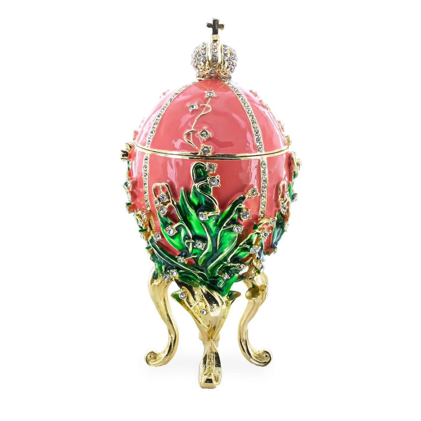 1898 Lilies of the Valley Royal Imperial Easter Egg 6.25 Inches