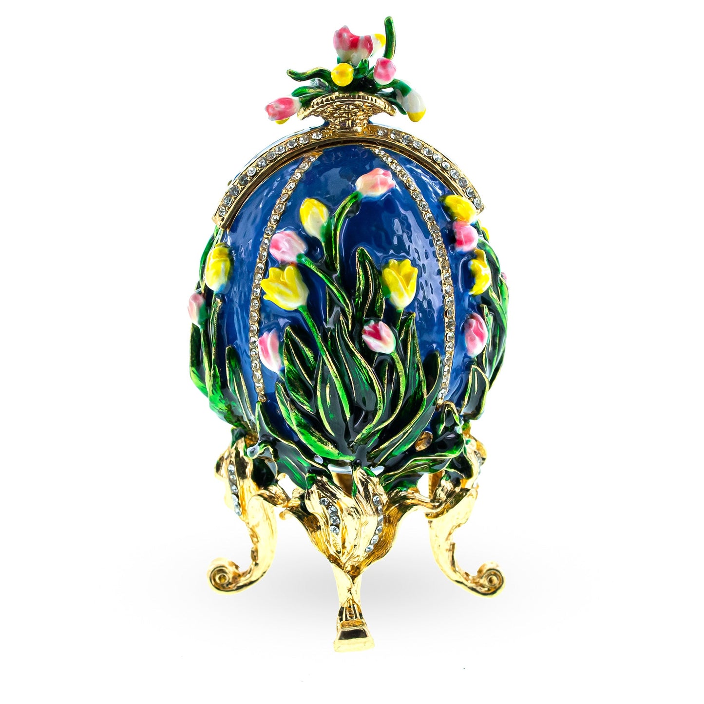 1898 Lilies of the Valley Royal Imperial Easter  Egg 4.75 Inches
