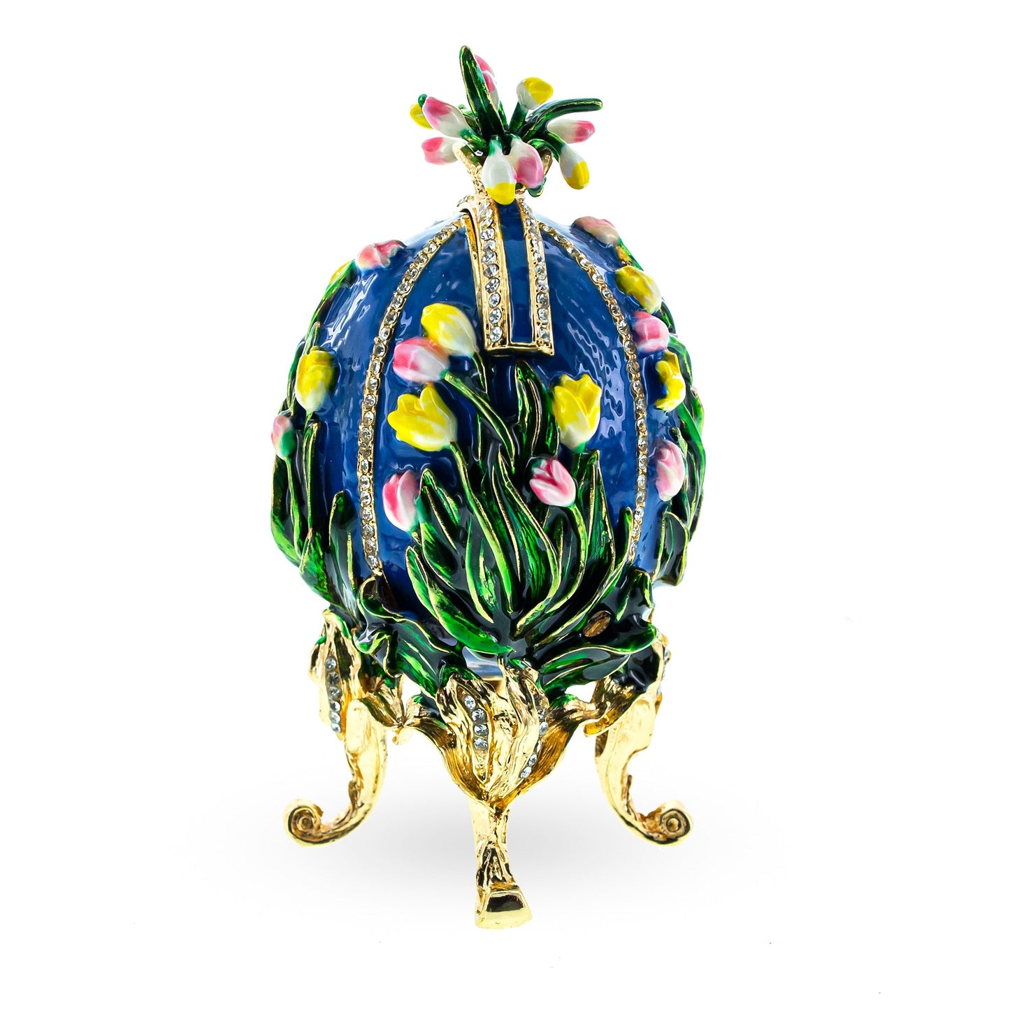 1898 Lilies of the Valley Royal Imperial Easter  Egg 4.75 Inches