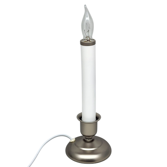 Cape Cod - Pewter Electric Sensor 9 Inch Window Candle