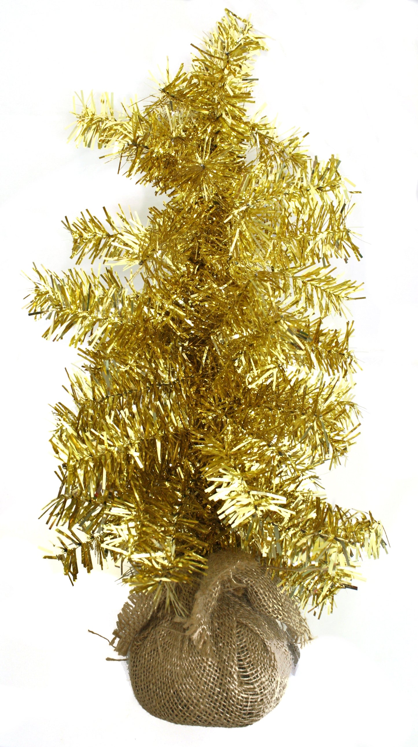 Golden Tinsel Tree