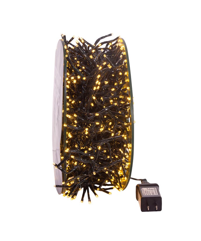 1200-Light Warm White LED Rice Light Set
