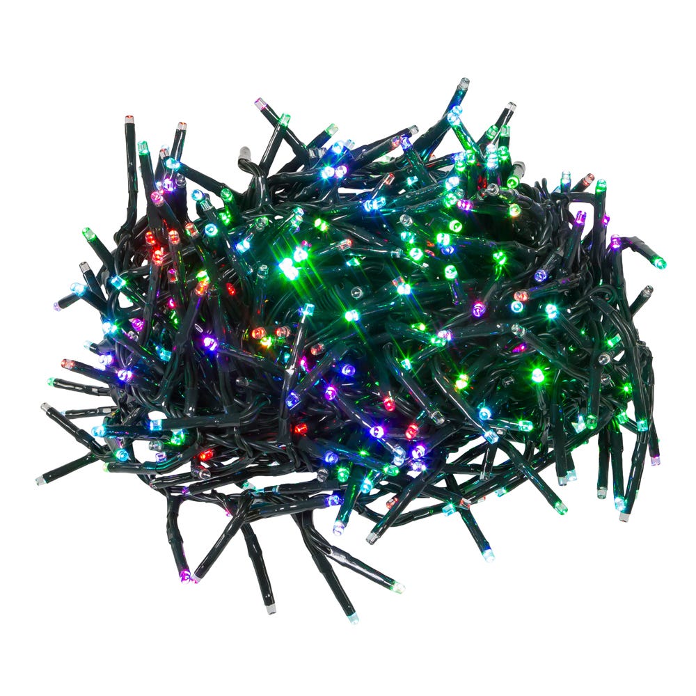 480-Light Fairy Twinkle LED Color Changing Connectable Cluster Garland