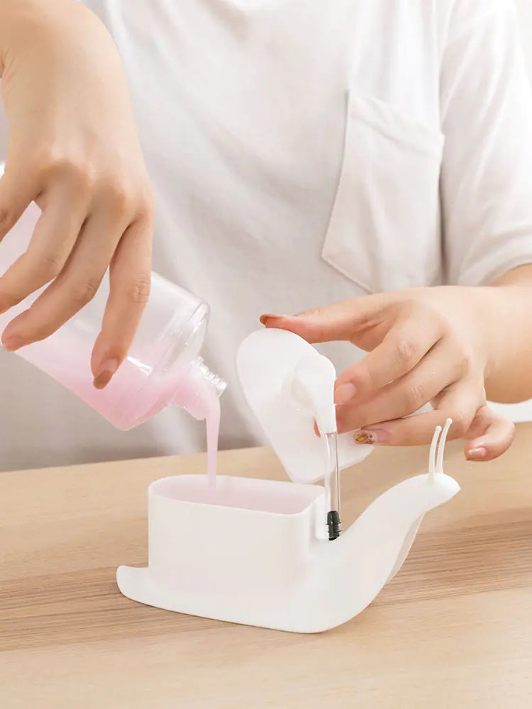 Snail-Shaped Liquid Dispenser Bottles