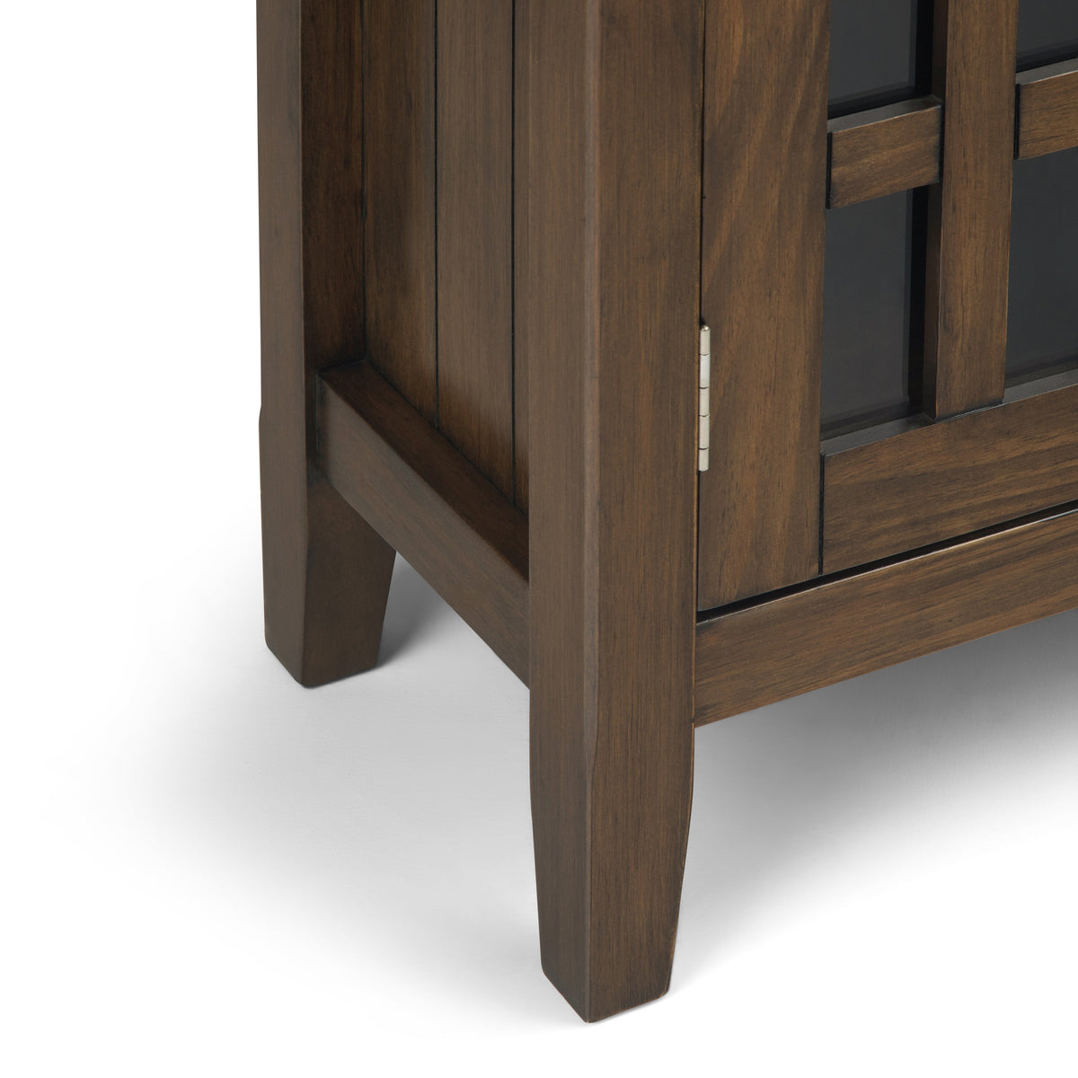 Bedford 32 Inch Wide Solid Wood Low Storage Media Cabinet