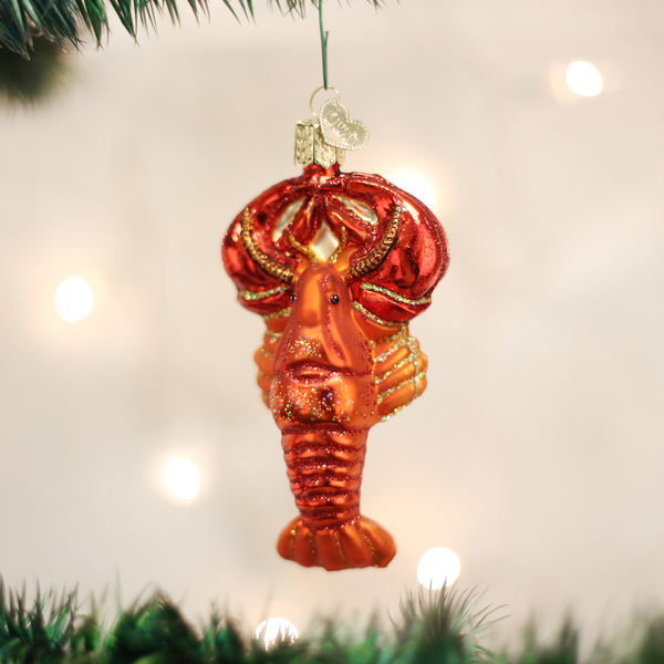 Lobster Glass Ornament