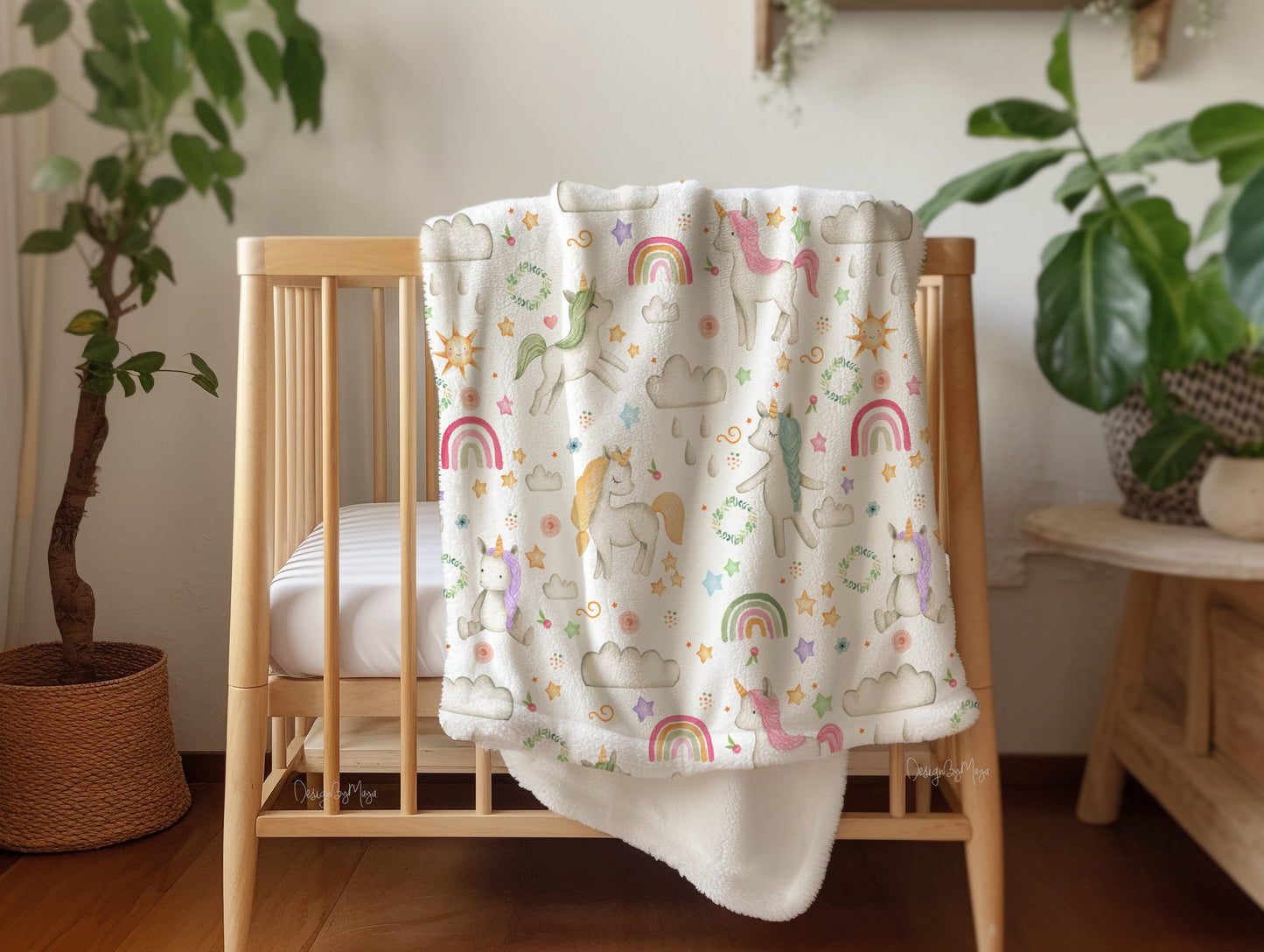 Baby Animals Farm - Vintage Baby Blanket