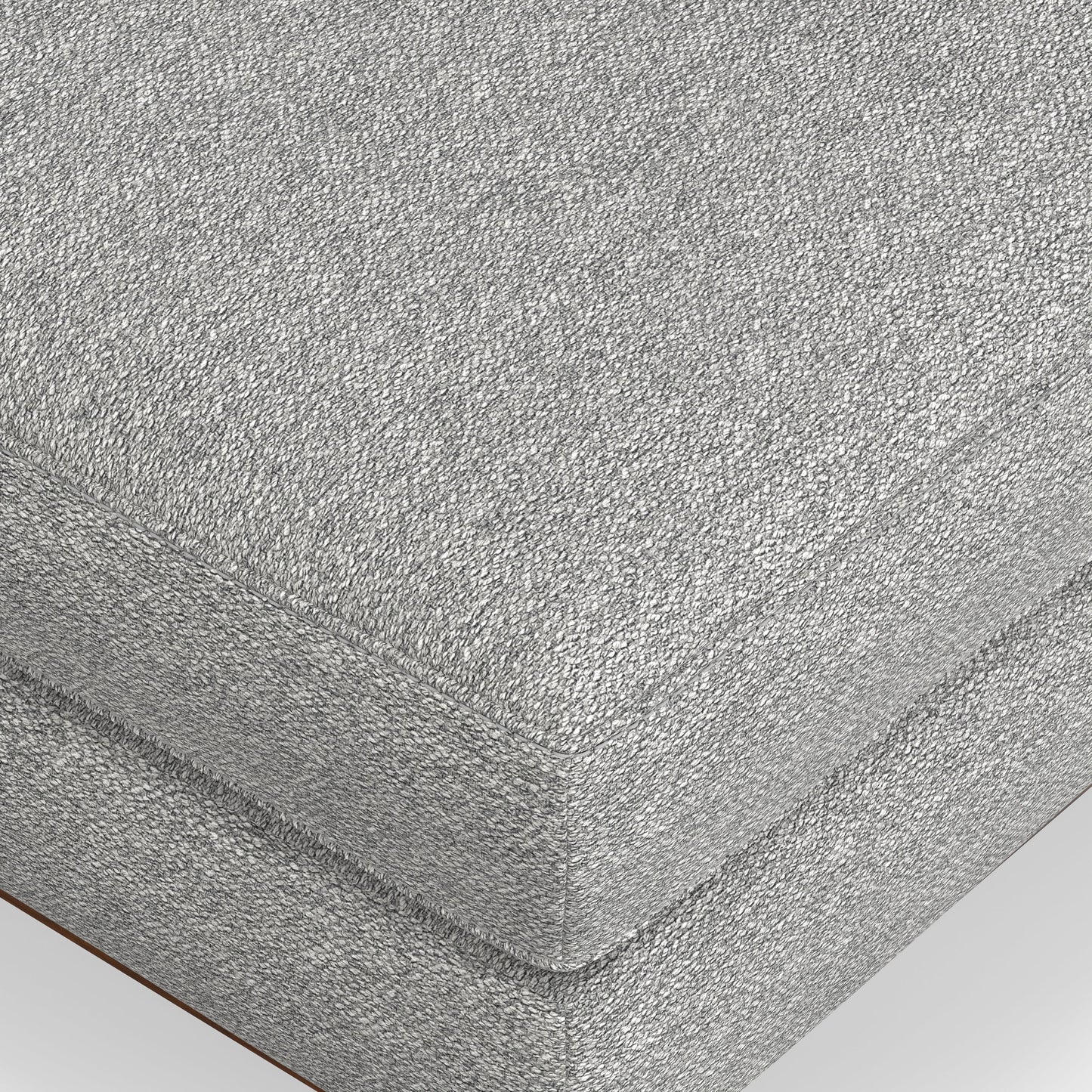 Morrison Large Rectangular Ottoman in Mist