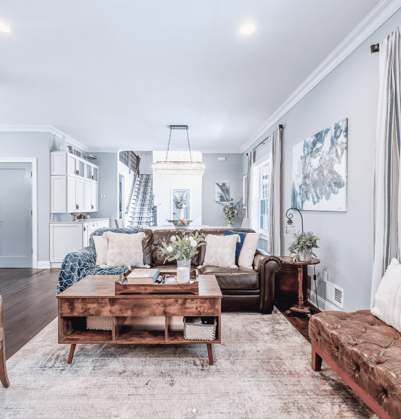 Farmhouse Stripe Yarn Dyed Recycled Cotton Blend Window Curtain Panel Set