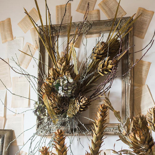 Renaissance Autumn Artificial Dried Flower and Plants Faux