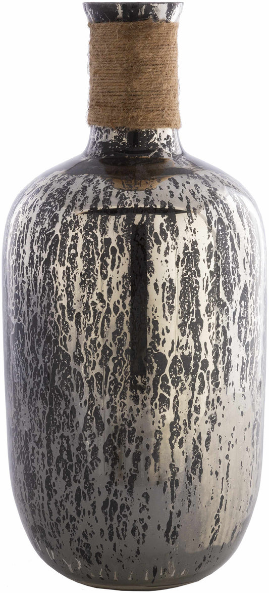 Bitadtun Metallic Splatter Glass Vase