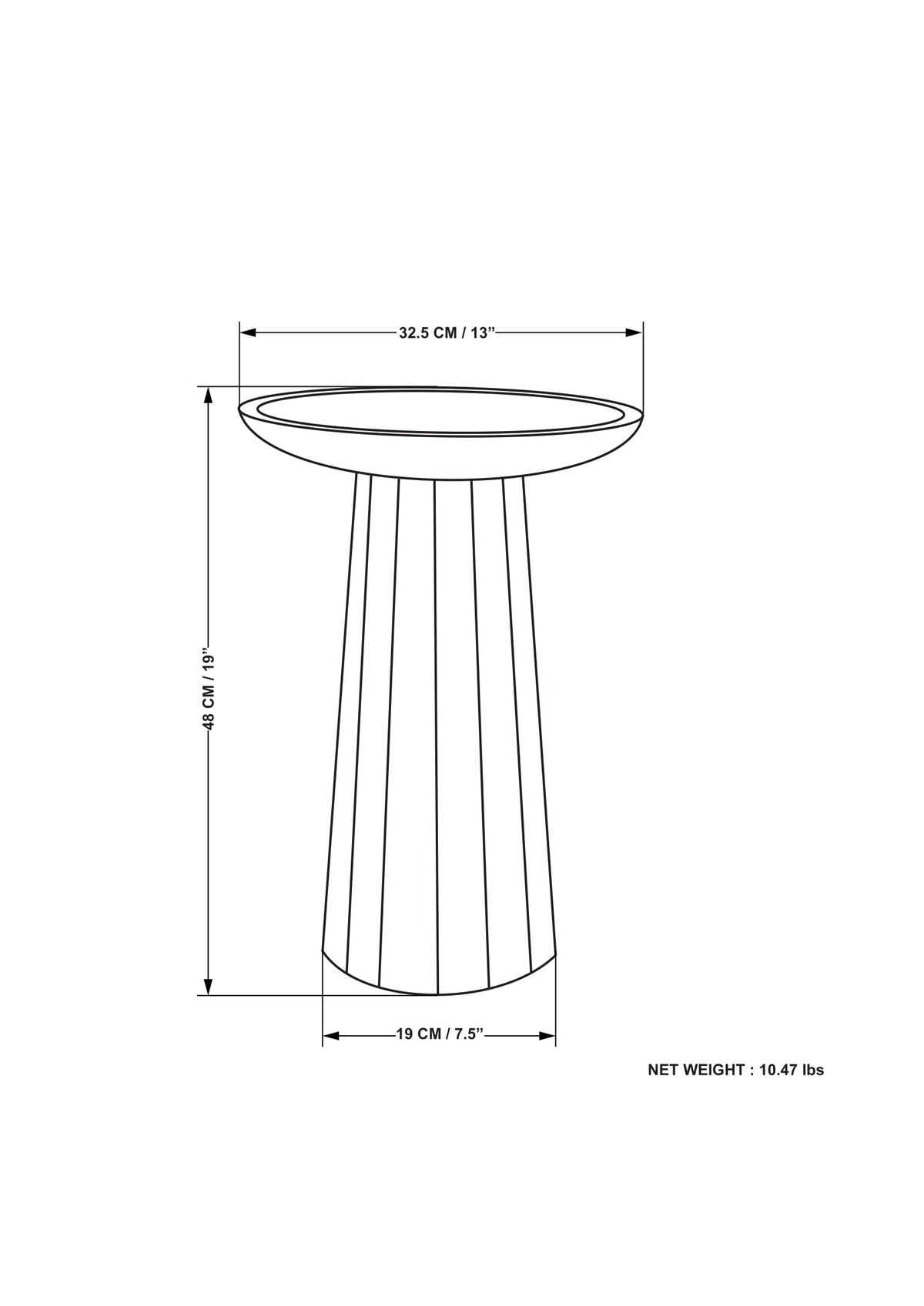 Dayton Wooden Accent Table