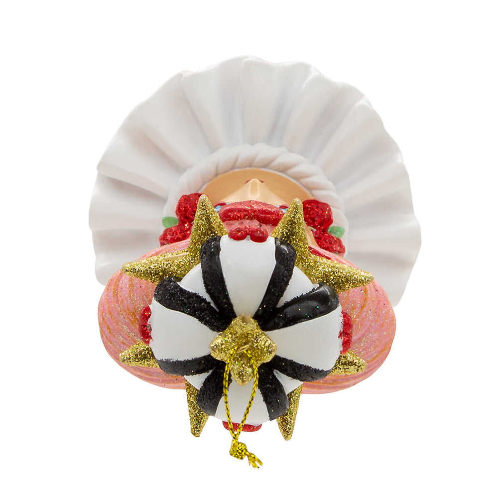 Alice In Wonderland Hat Ornament - Queen of Hearts