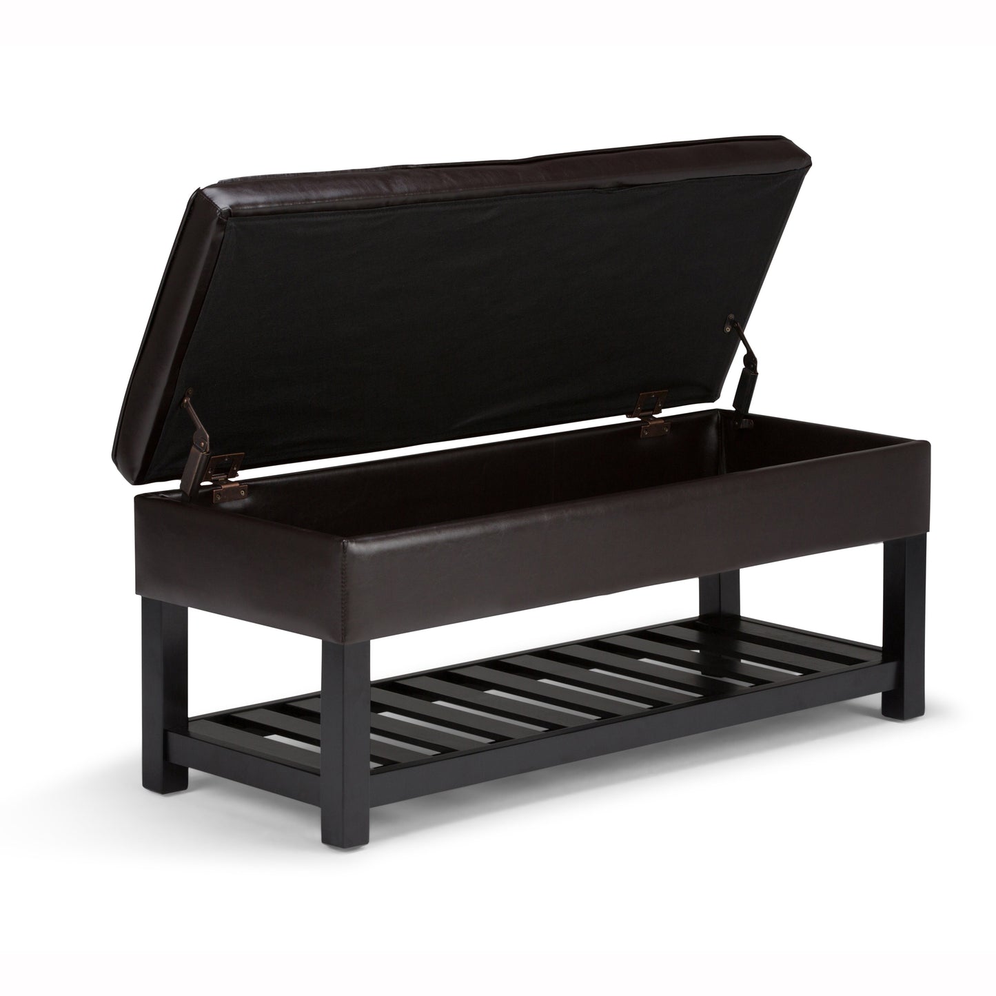 Cosmopolitan Storage Ottoman Bench with Open Bottom - Tanners