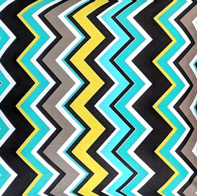 Colorful Zig Zag Chevron Rocking Chair Cushion