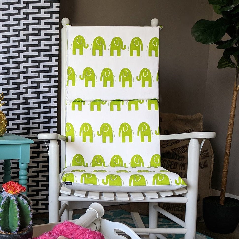 Elephant Nursery Rocking Chair Cushion