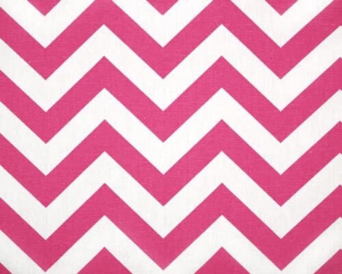 Hot Pink Zig Zag Rocking Chair Cover, Pink Chevron Adjustable Reversible Rocking Chair Cover