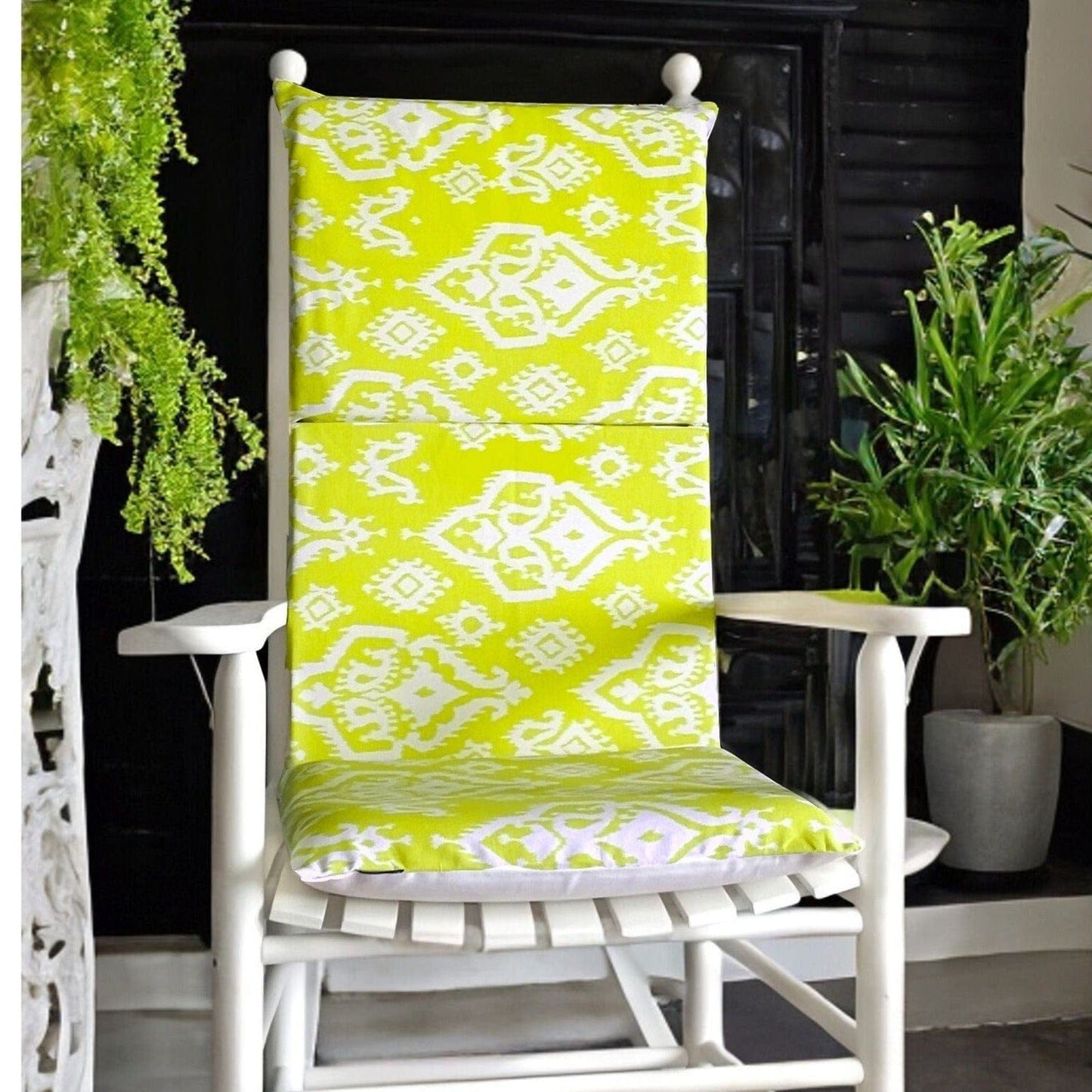 Lime Green Indian Style Rocking Chair Cushion Cushion