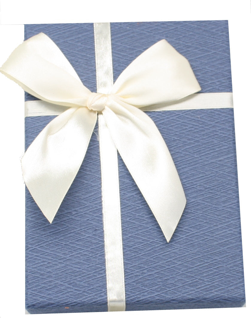 Elegant Rectangular Gift Box - Blue X-Small
