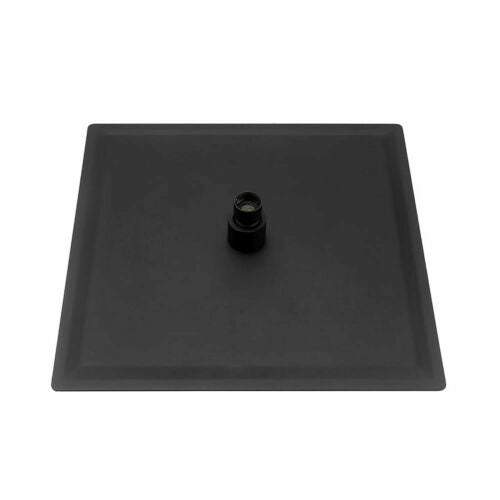 12inch rain head Big arc Wall Mounted Matte Black Shower System with single way Rough-in Valve Body and Trim