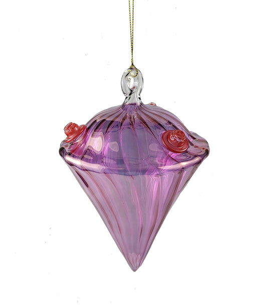 Hummingbird Feeder - Triple Feeder Diamond - Purple
