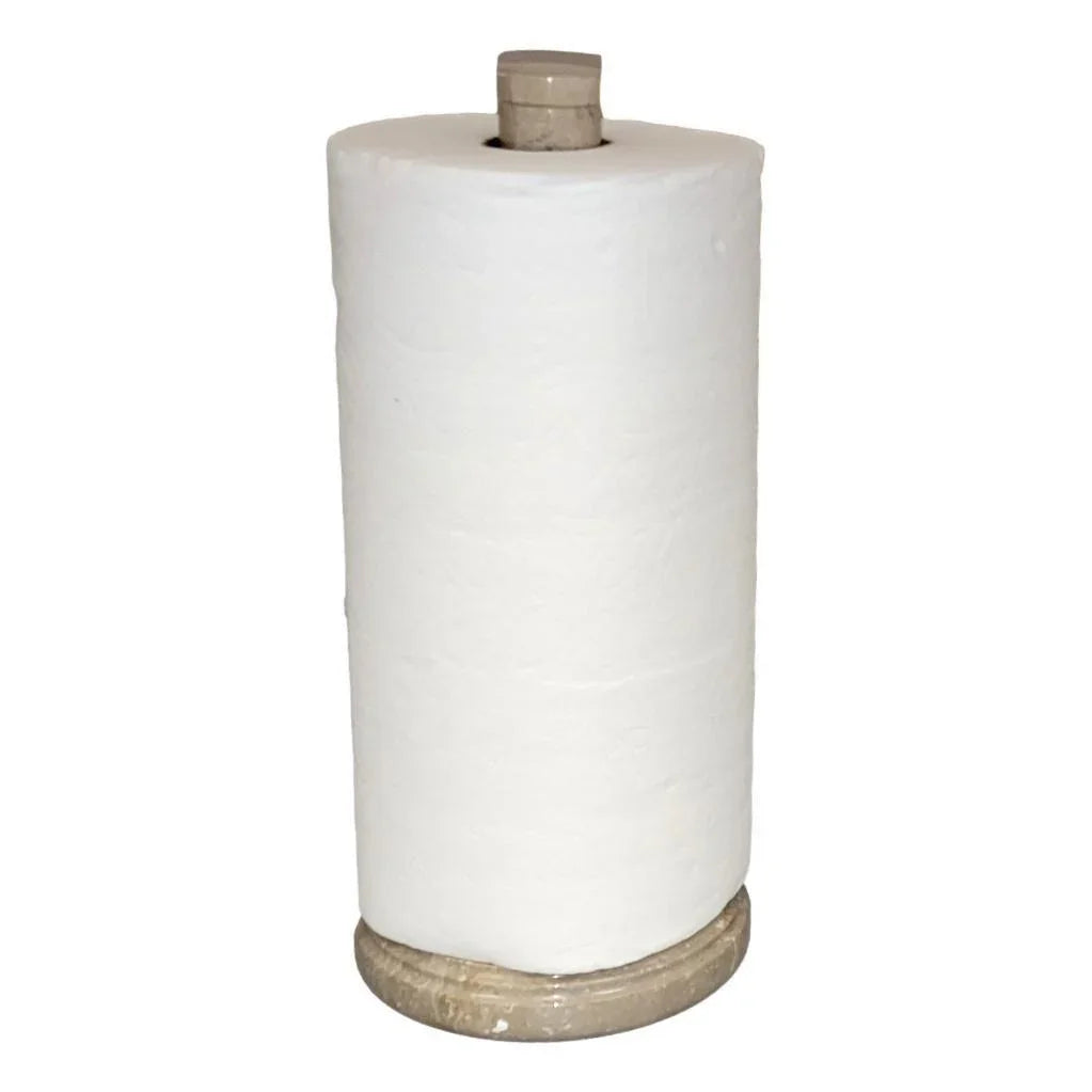 Sahara Beige Marble Kitchen Towel Holder & Despenser
