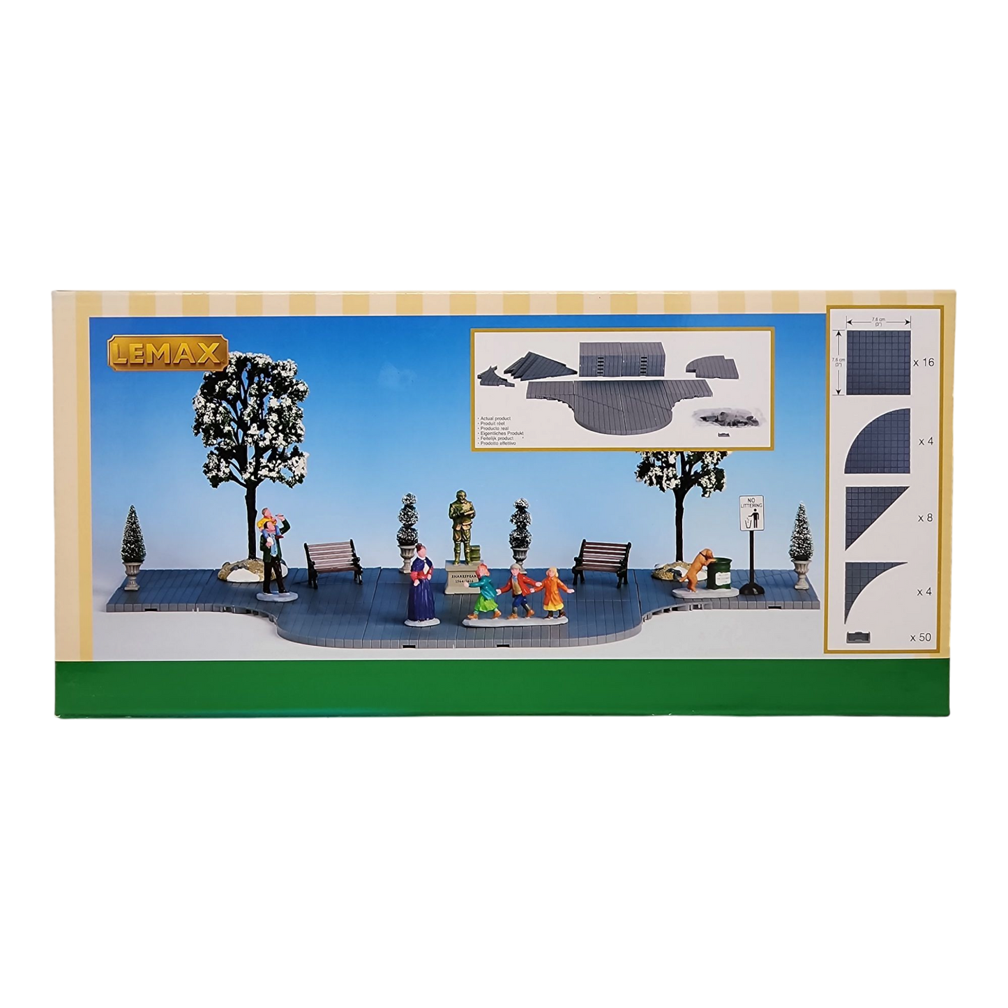 Complete Plaza Sidewalk - 32 Pieces