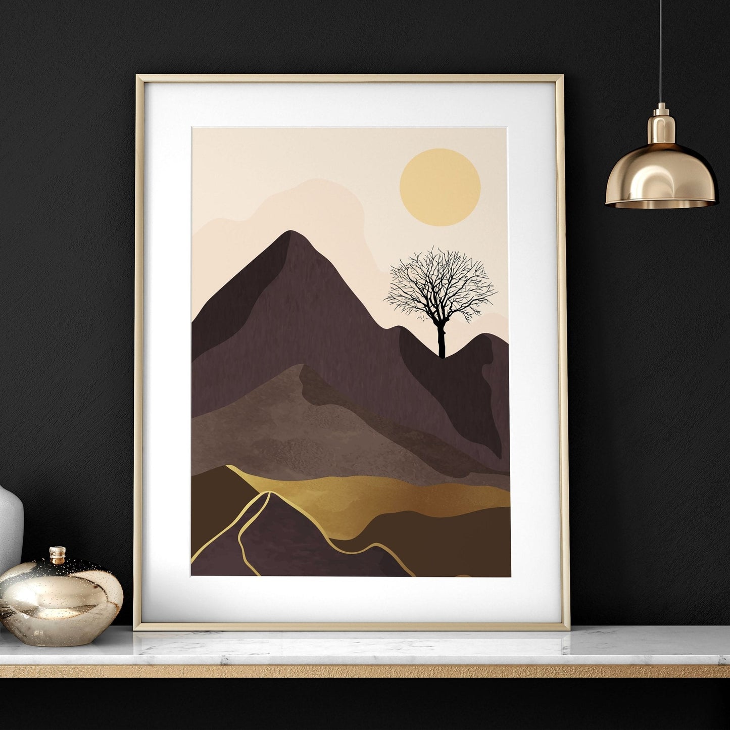 Scandi decor for office | set of 3 wall art prints