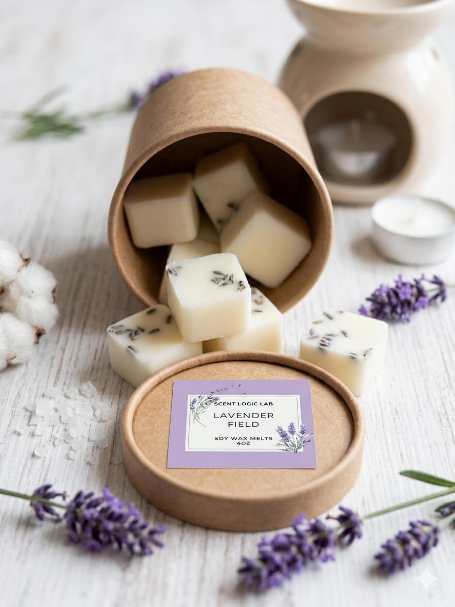 Lavender Bliss Soy Wax Melt – 4 oz | Flame-Free Home Fragrance