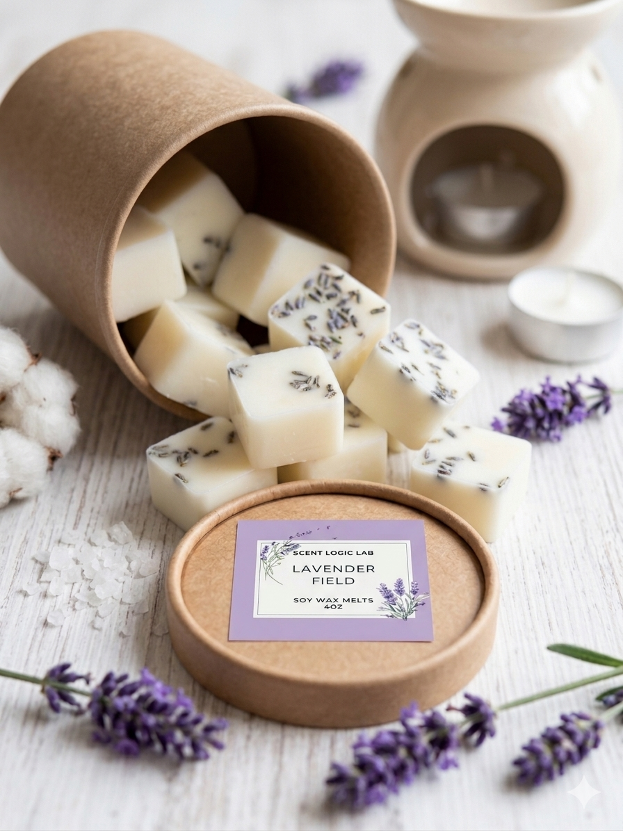 Lavender Bliss Soy Wax Melt – 4 oz | Flame-Free Home Fragrance